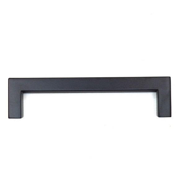Emtek Warwick Cabinet Pull with 8 in Center to Center Flat Black Finish 86708US19 - main